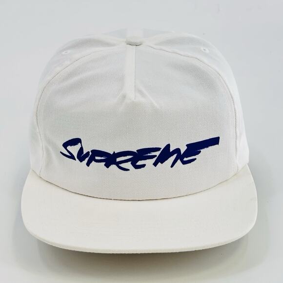 SUPREME FUTURA LOGO 5-PANEL HAT WHITE, FW20 WEEK 1 SUPREME USA One Size - Picture 1 of 7
